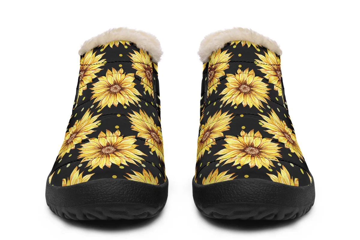 Sunflowers Winter Shoes