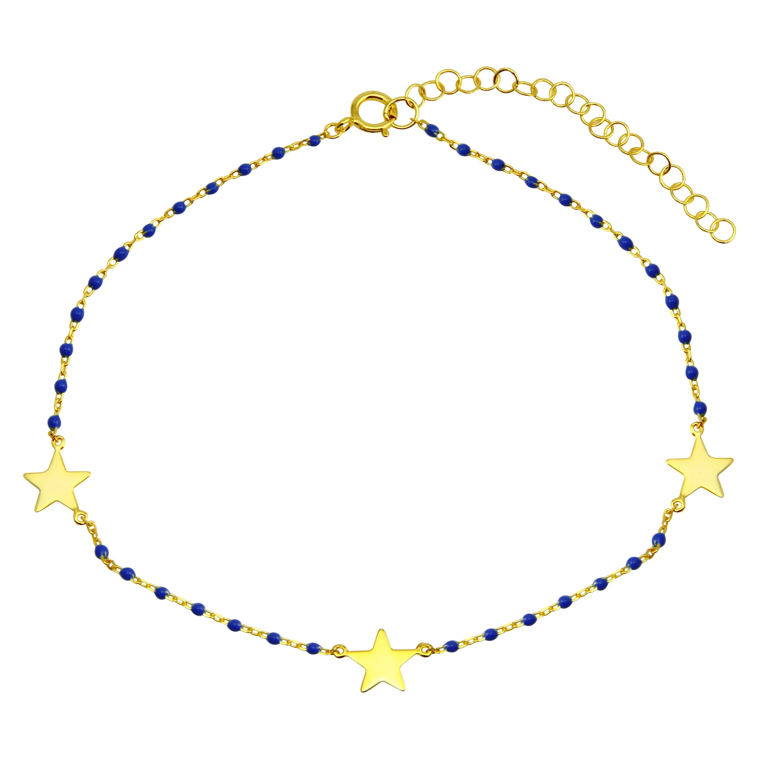 Super Star Blue Chain Anklet
