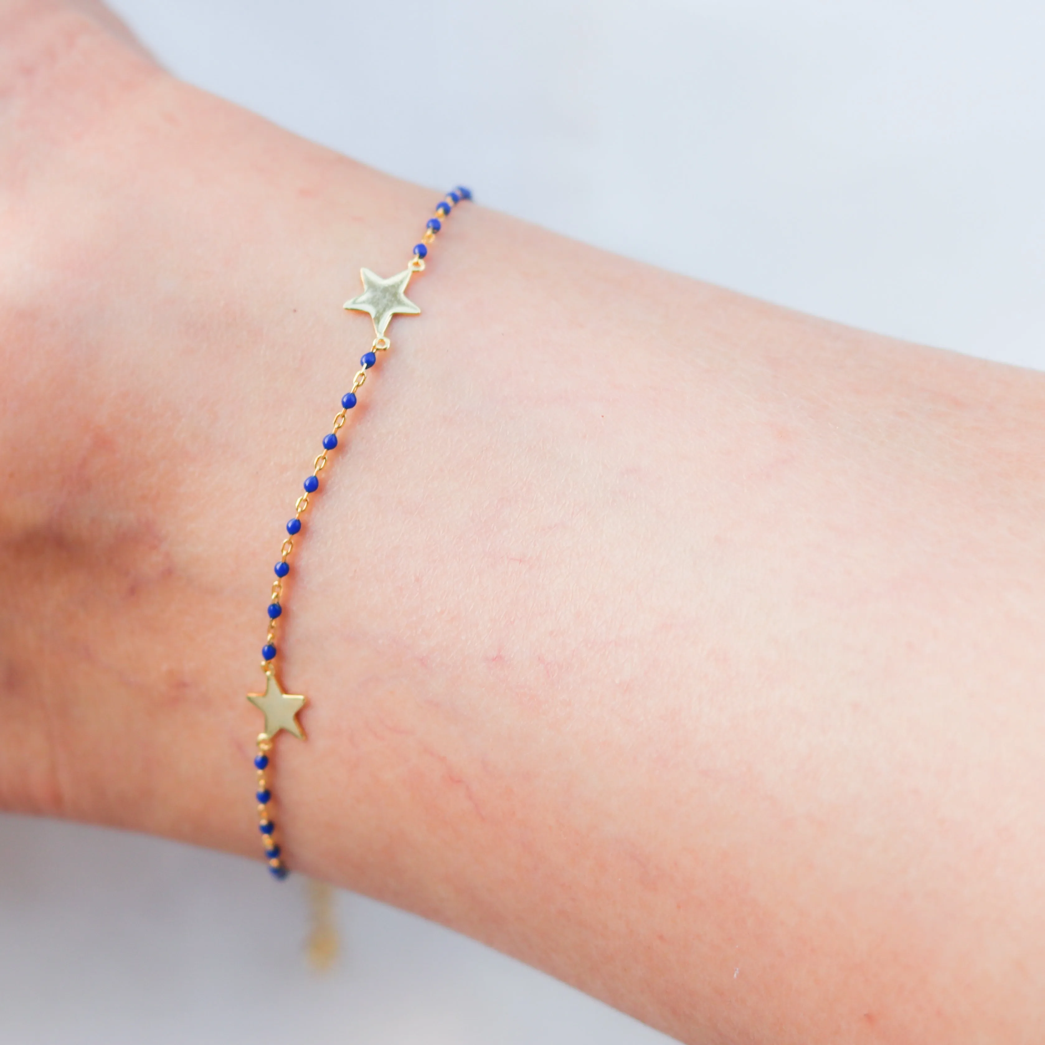 Super Star Blue Chain Anklet