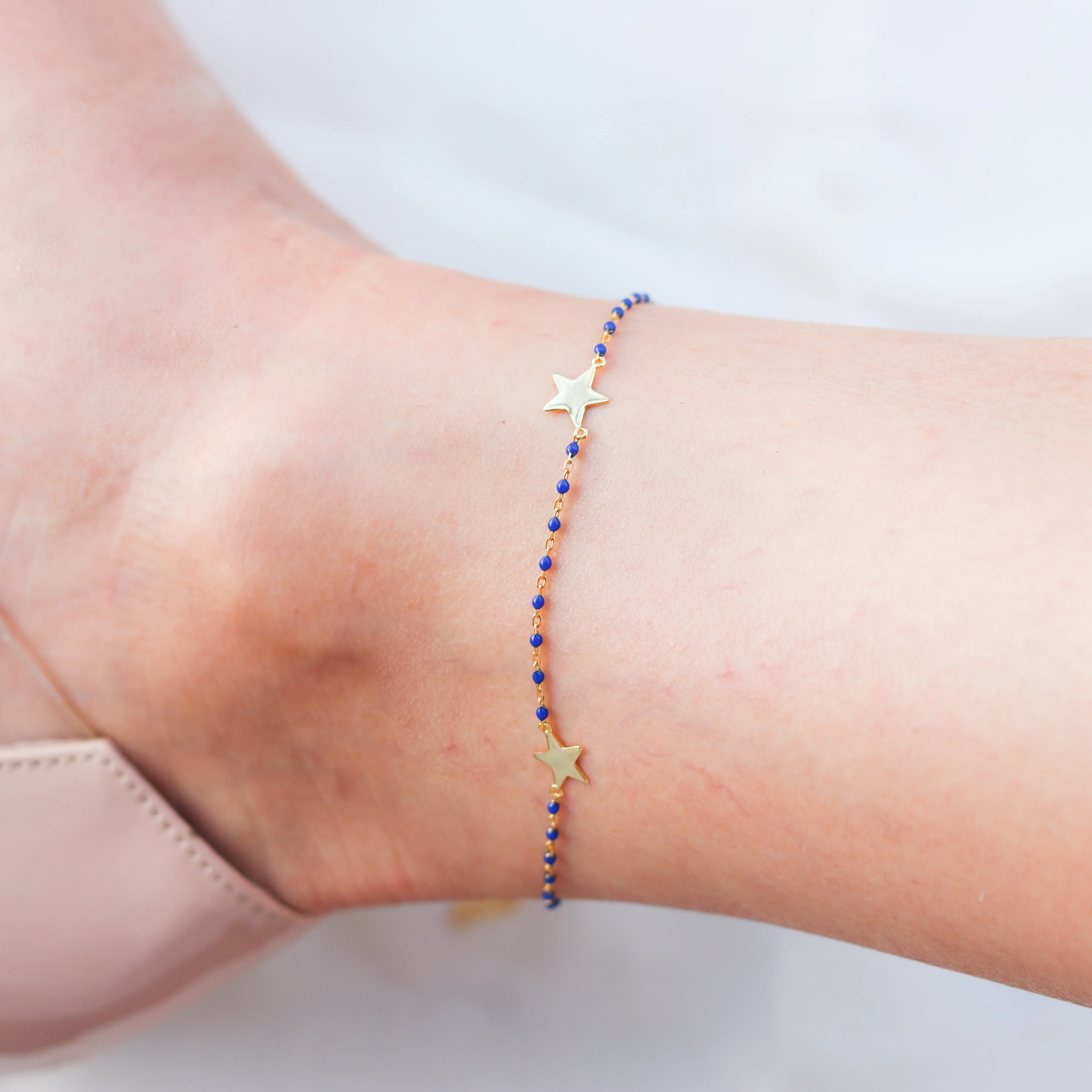 Super Star Blue Chain Anklet