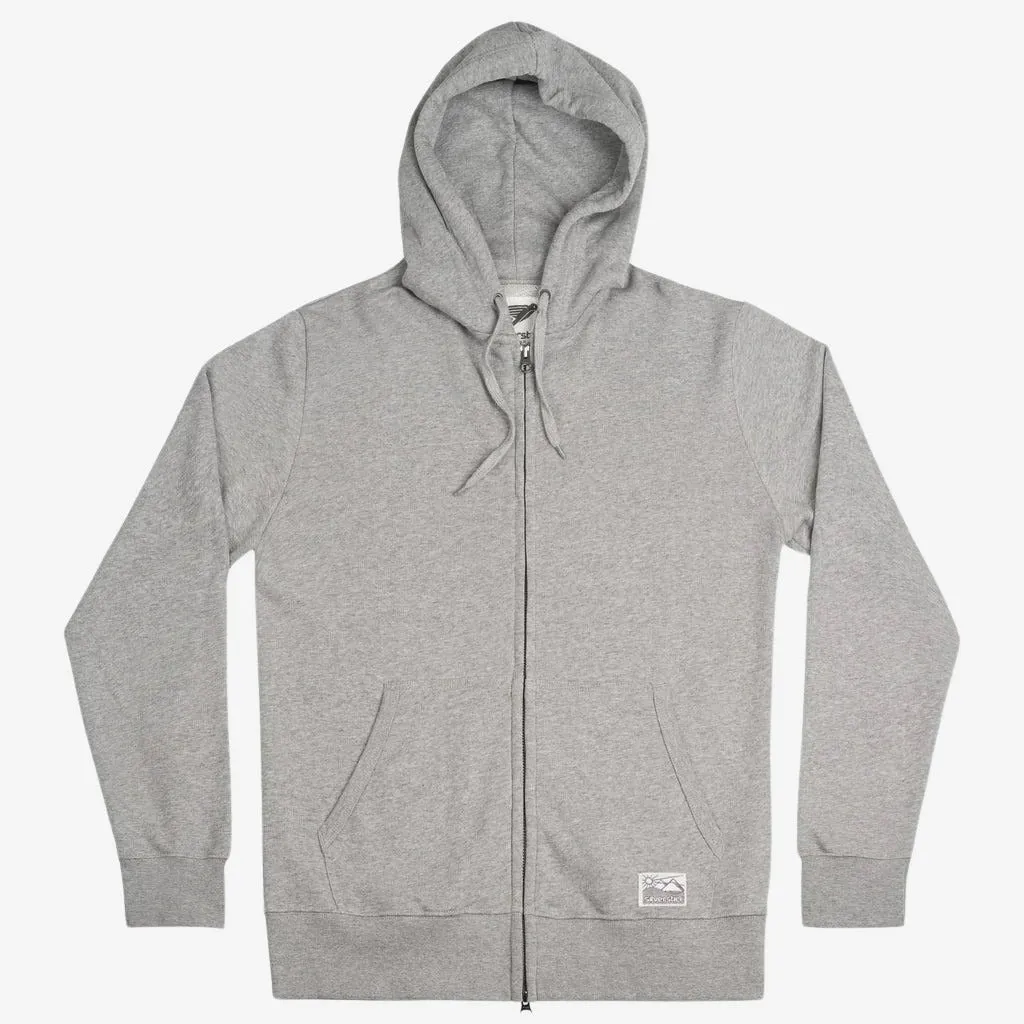 Tobias Midweight Zip Hoodie Made From Organic Cotton
