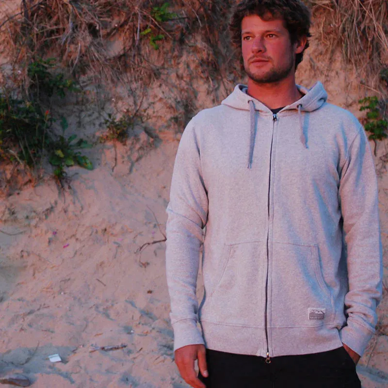 Tobias Midweight Zip Hoodie Made From Organic Cotton