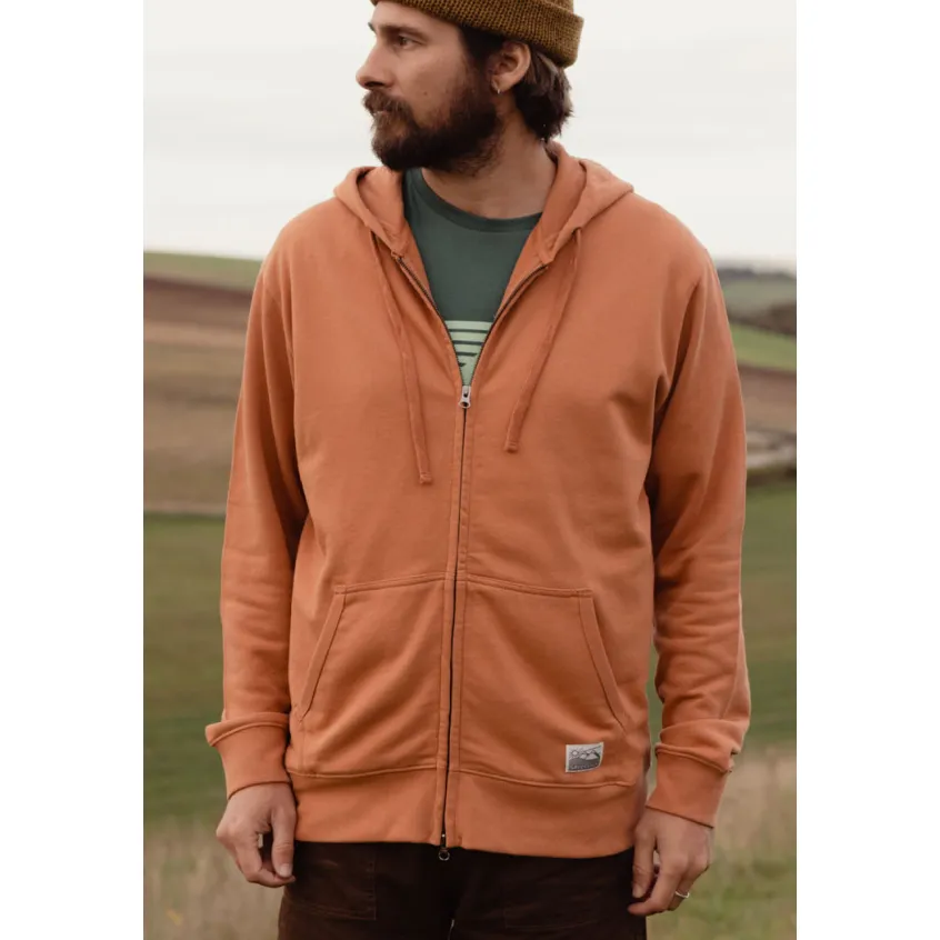 Tobias Midweight Zip Hoodie Made From Organic Cotton