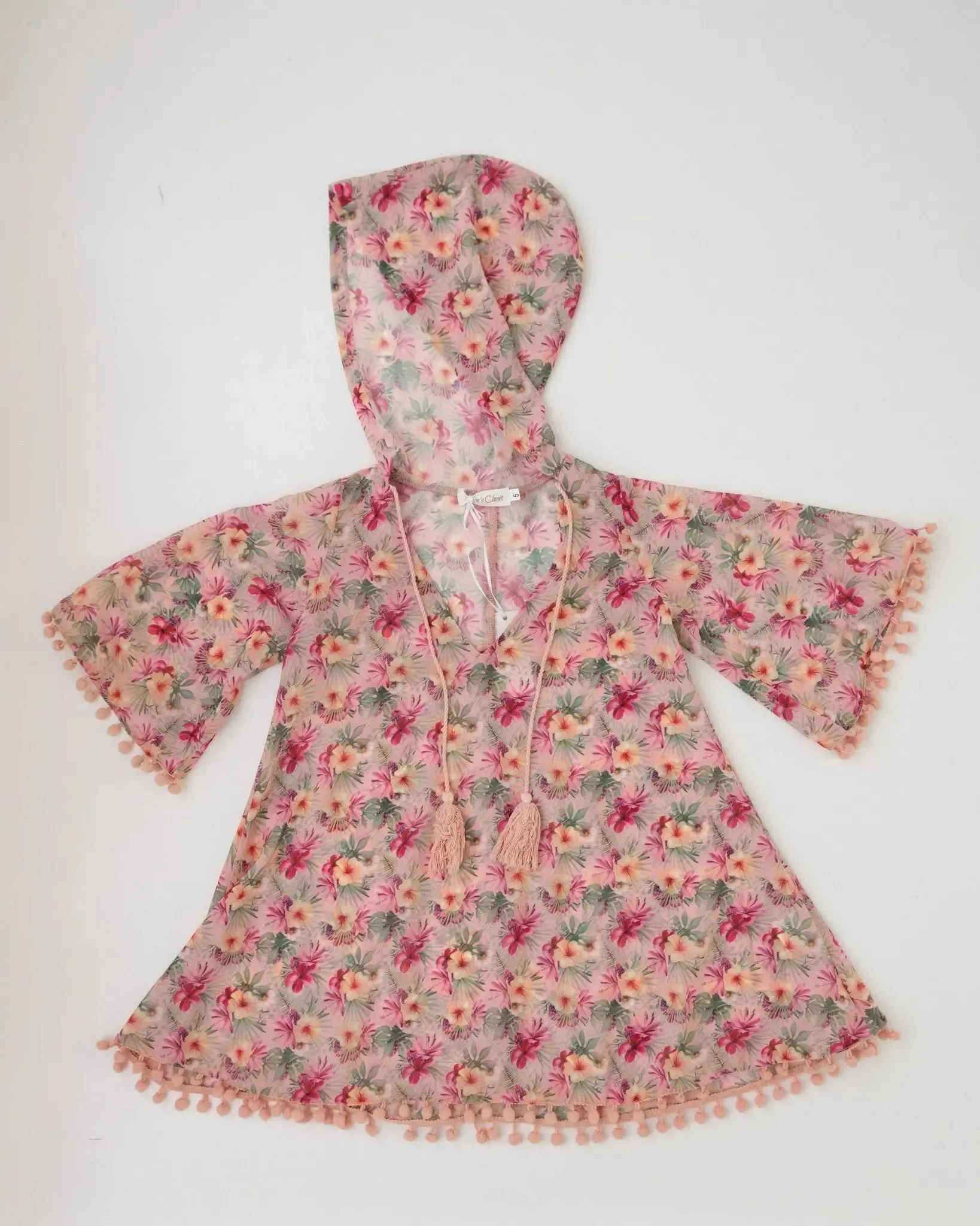 Tropical Dreams Blush Printed Cover Up