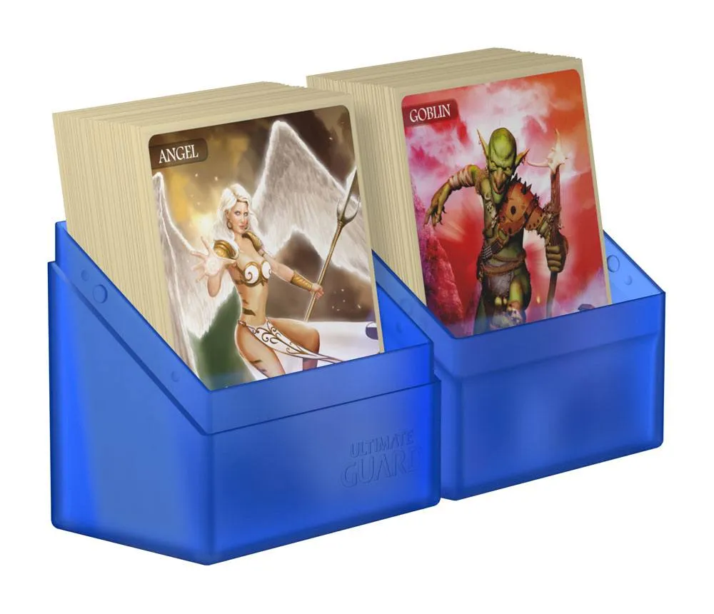 Ultimate Guard Boulder Deck Case 60  Standard Size Sapphire