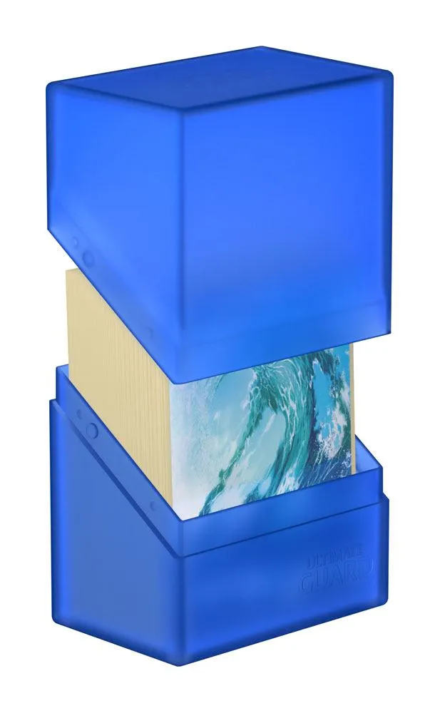 Ultimate Guard Boulder Deck Case 60  Standard Size Sapphire