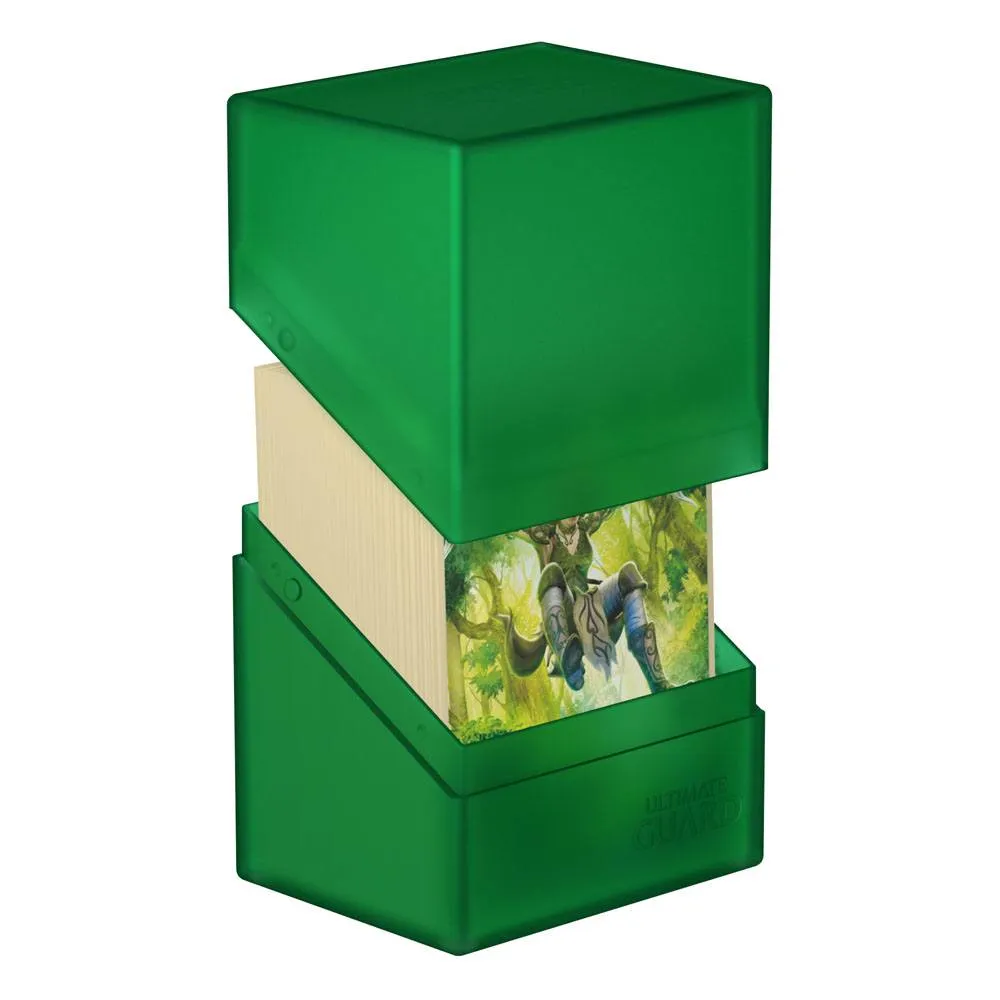 Ultimate Guard Boulder Deck Case 80  Standard Size Emerald