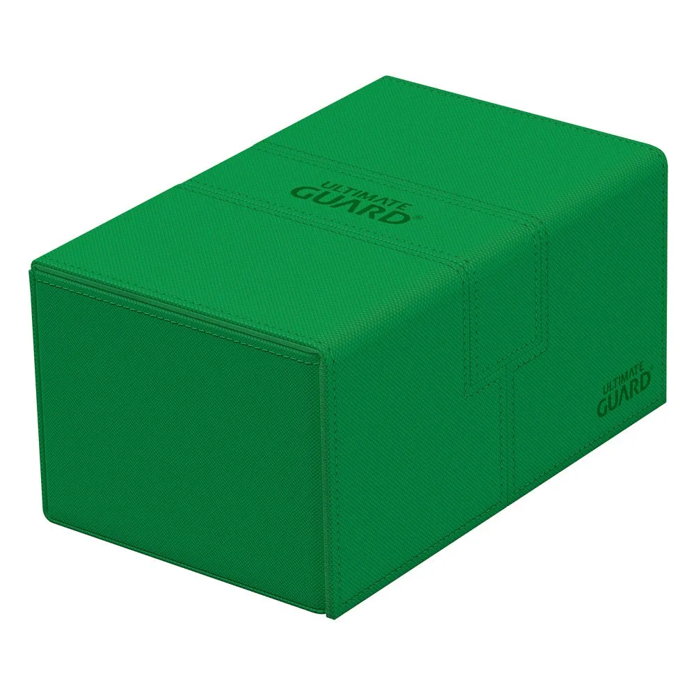 Ultimate Guard Twin Flip`n`Tray 160  XenoSkin Monocolor Green