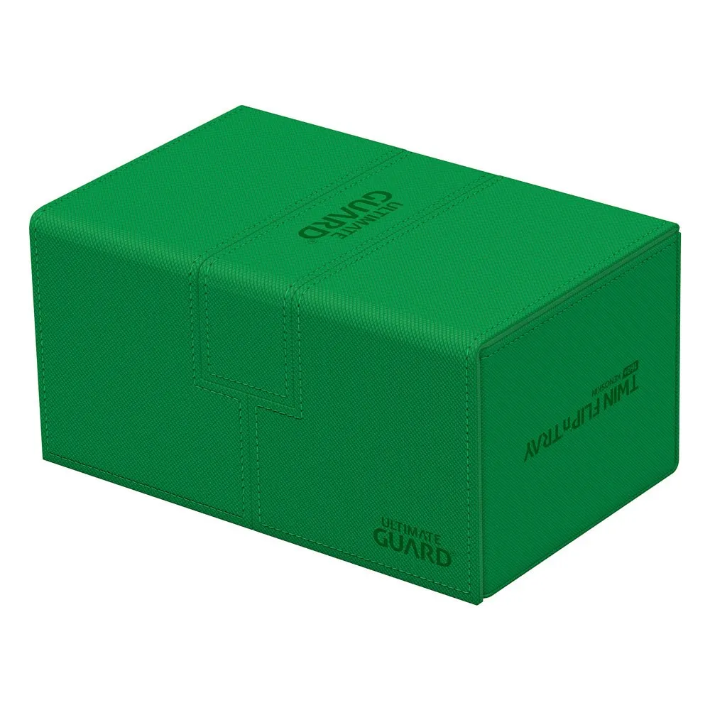 Ultimate Guard Twin Flip`n`Tray 160  XenoSkin Monocolor Green