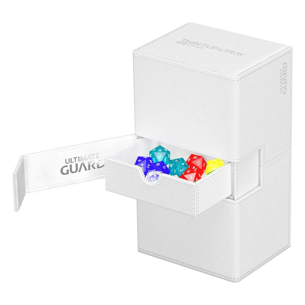 Ultimate Guard Twin Flip`n`Tray 200  XenoSkin Monocolor White