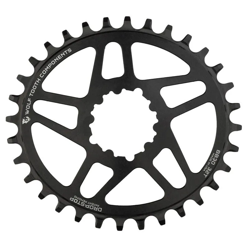Wolf Tooth Components GXP Elliptical Chainring - Direct Mount, Boost, 32t