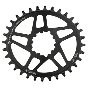 Wolf Tooth Components GXP Elliptical Chainring - Direct Mount, Boost, 32t